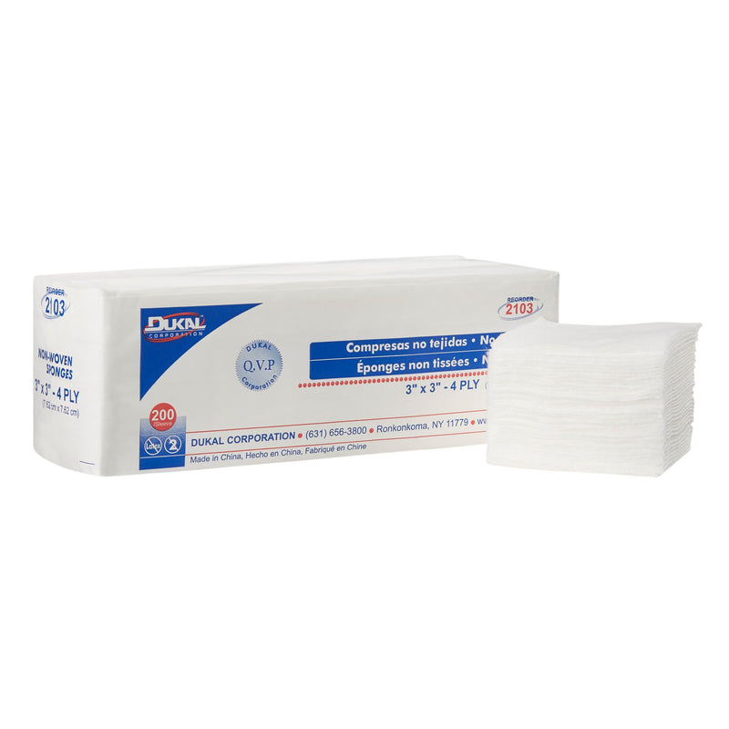 Clinisorb Nonwoven Sponge, 3 x 3 Inch, 4-Ply