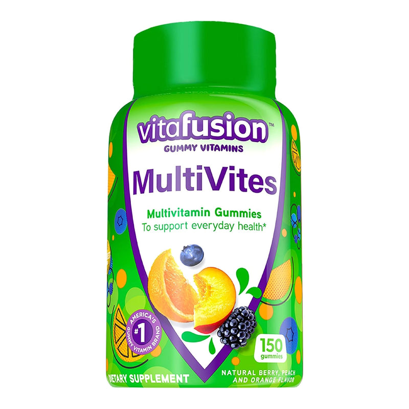 vitafusion® MultiVites® Gummies, Berry, Peach and Orange Flavors