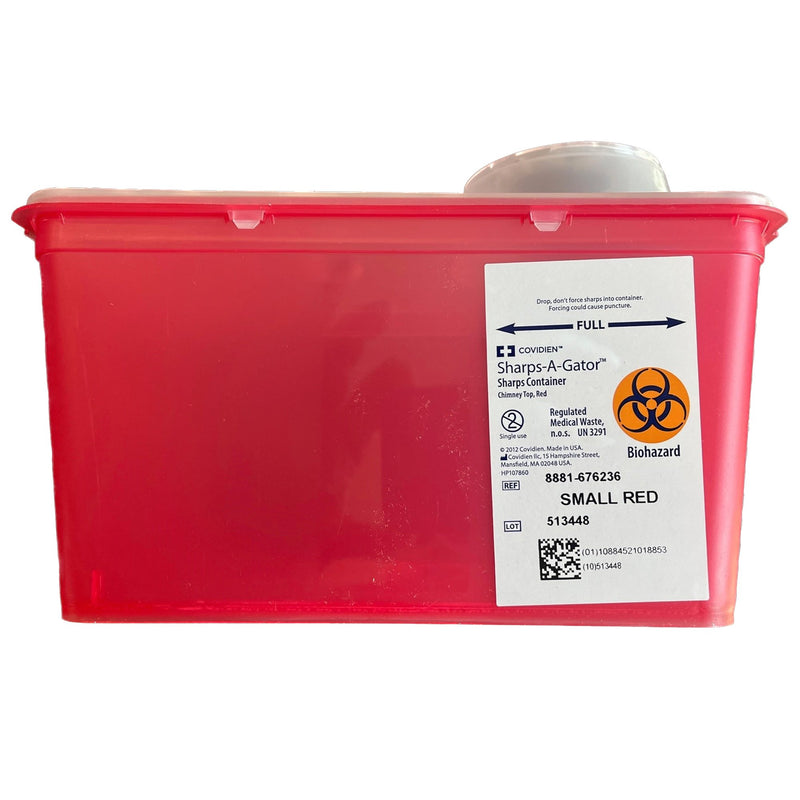 Monoject™ Multi-purpose Sharps Container, 1 Gallon, 7 x 6¾ x 10½ Inch