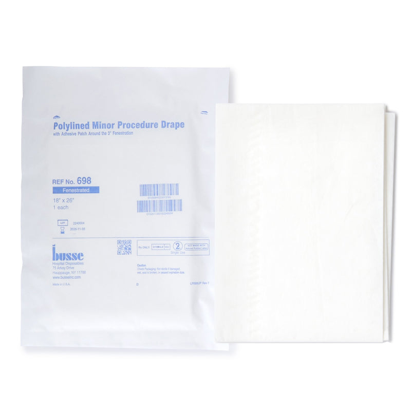 Busse Hospital Sterile Minor Procedure Surgical Drape, 18 x 26 Inch