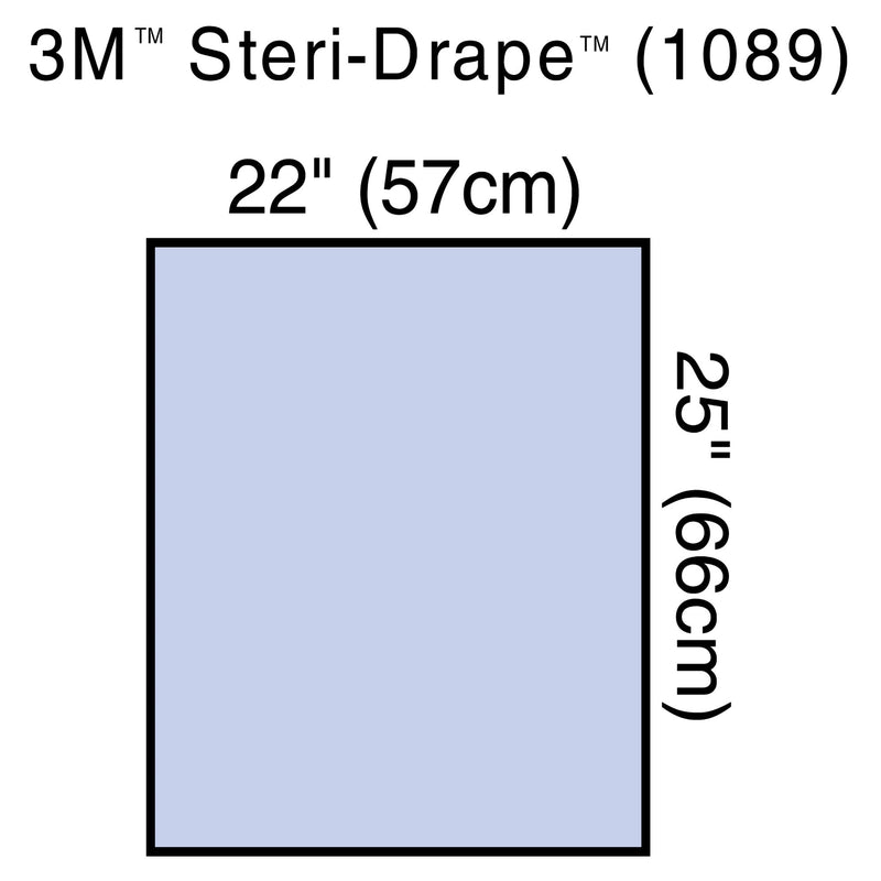 3M™ Steri-Drape™ Sterile Utility Sheet General Purpose Drape, 22 x 25 Inch