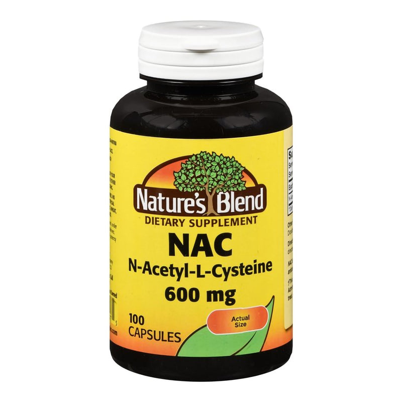 Nature's Blend NAC 600 mg Capsules