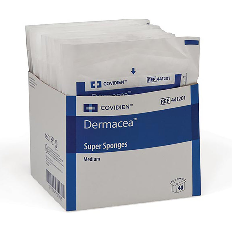 Dermacea™ Sterile USP Type VII Gauze Sponge, 6 x 6-3/4 Inch, 12-Ply