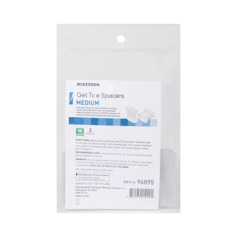 McKesson Gel Toe Spacers, Medium