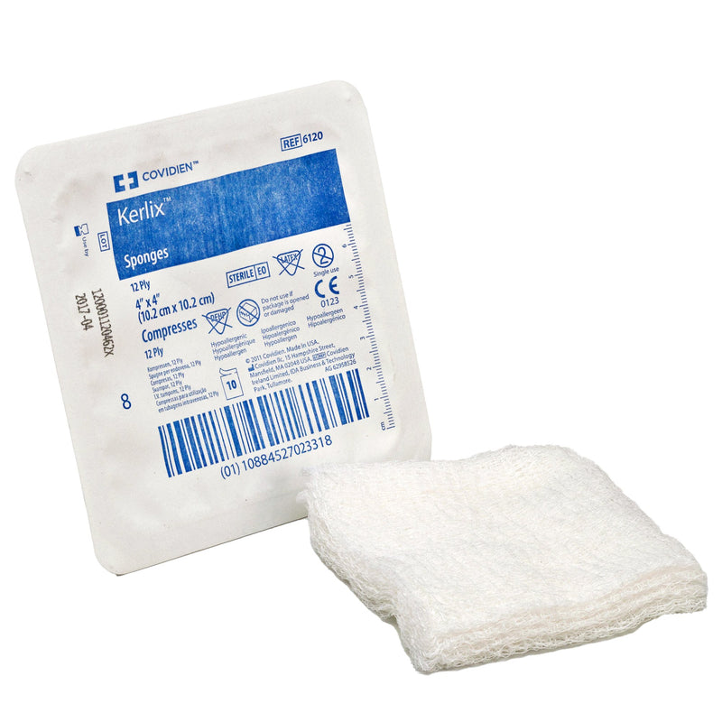 Kerlix™ Sterile USP Type VII Fluff Dressing, 4 x 4 Inch, 12-Ply