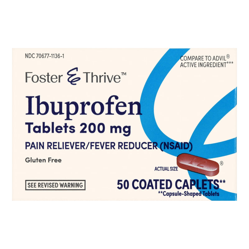 Foster & Thrive™ Ibuprofen 200 mg Coated Caplets