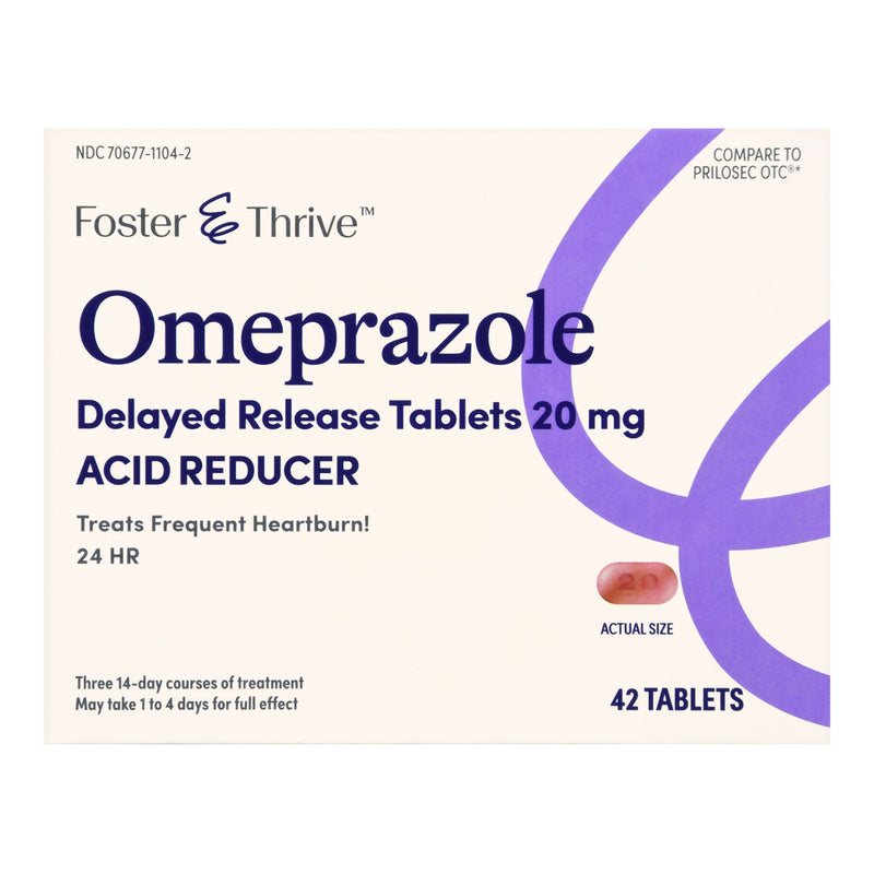 Foster & Thrive™ Omeprazole 20 mg Delayed Release Tablets