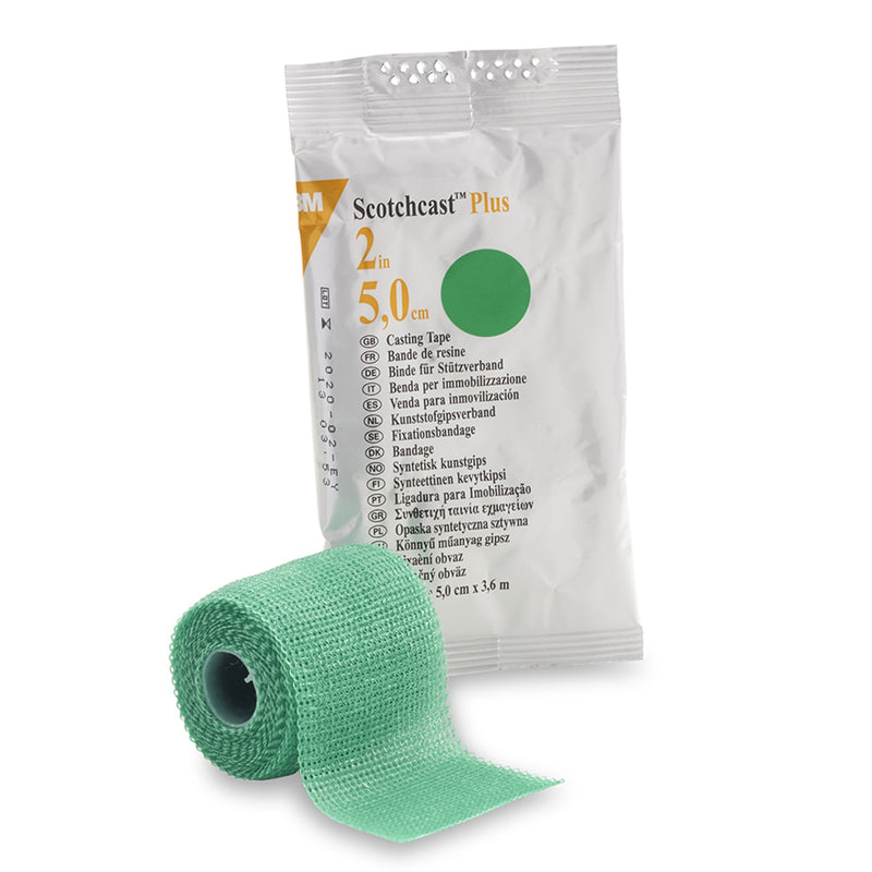 3M™ Scotchcast™ Plus Cast Tape, Green, 2 Inch x 4 Yards