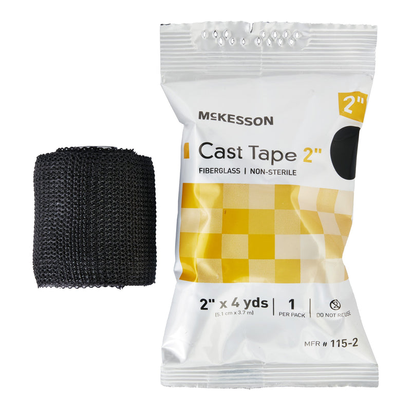 McKesson Black Cast Tape, 2 Inch x 4 Yard