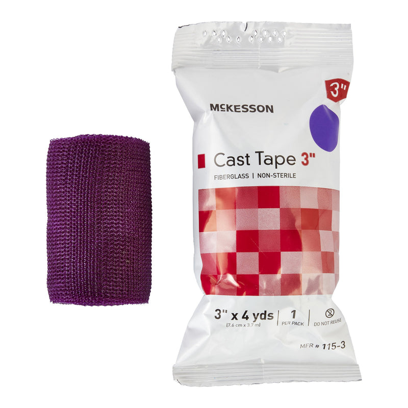 McKesson Purple Cast Tape, 3 Inch x 4 Yard