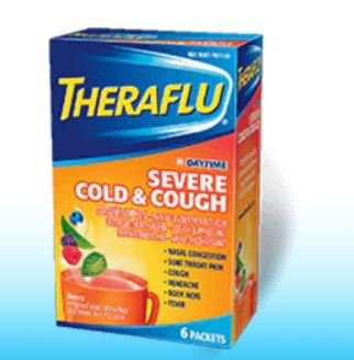 Theraflu® Severe Cold & Cough Daytime Packets Berry