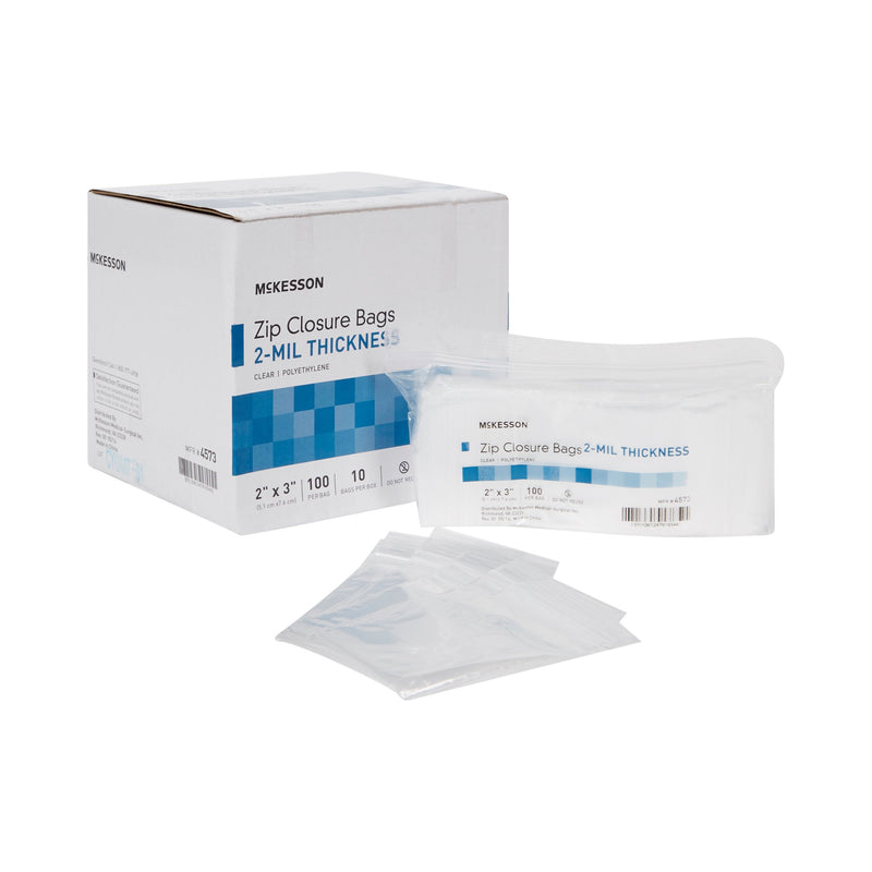 McKesson Zip Closure Bag, 2 x 3 in.