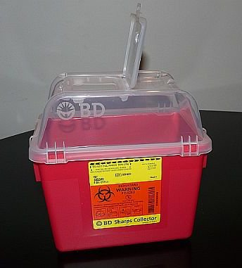 BD™ Multi-purpose Sharps Container, 10-3/10 x 11-3/10 x 6-4/5 Inch