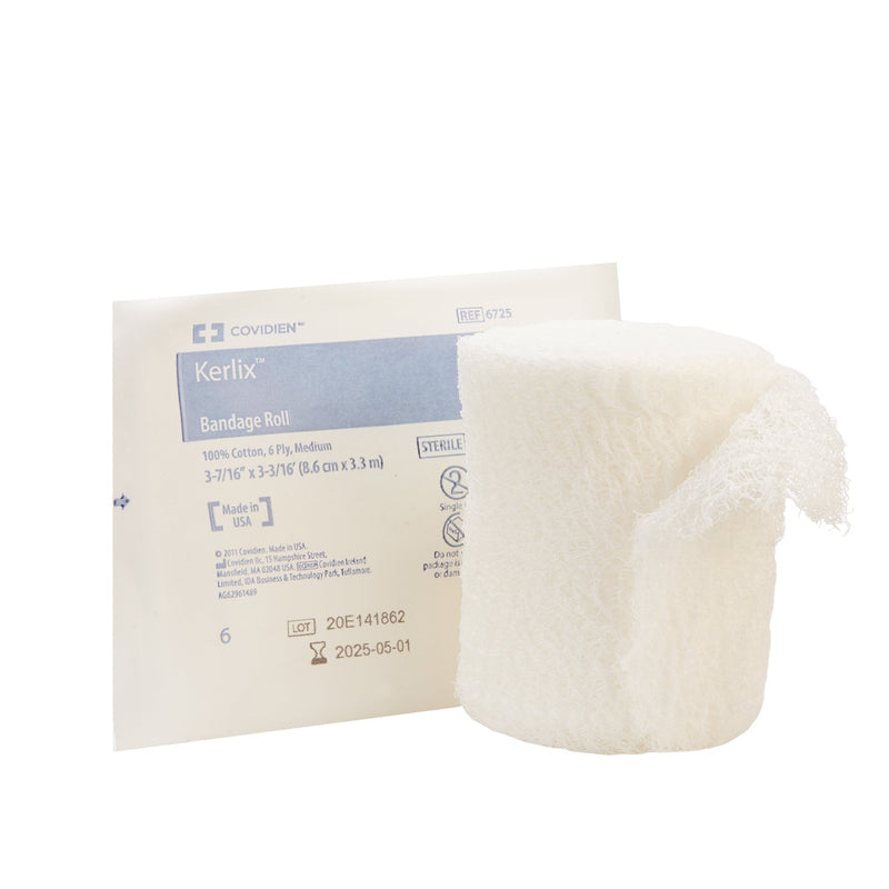 Kerlix™ Sterile Fluff Bandage Roll, 3-4/10 Inch x 3-6/10 Yard, 6-Ply