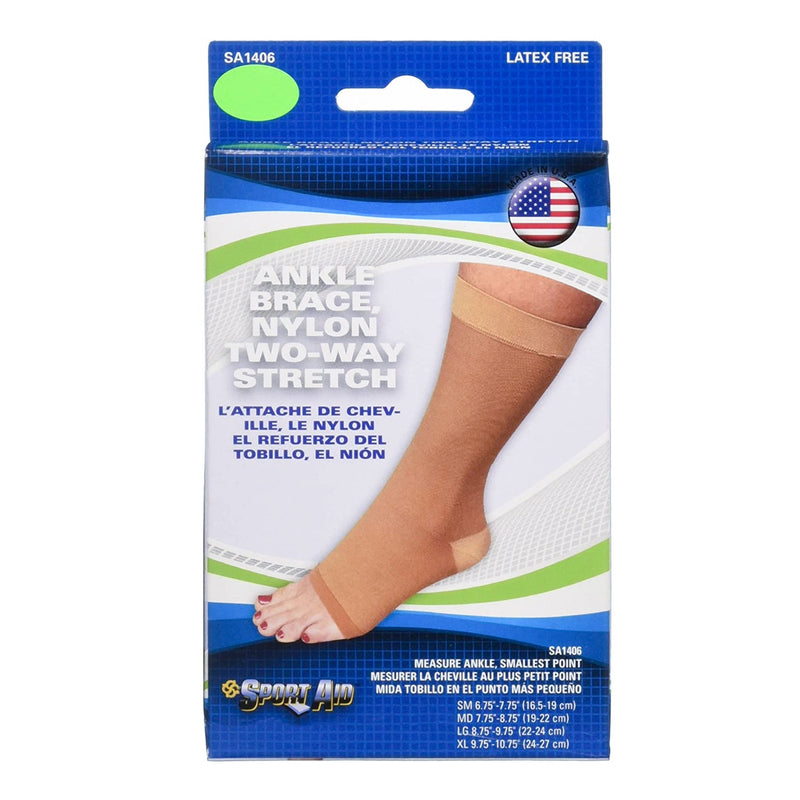 Sport Aid Pull-On Ankle Support, Medium