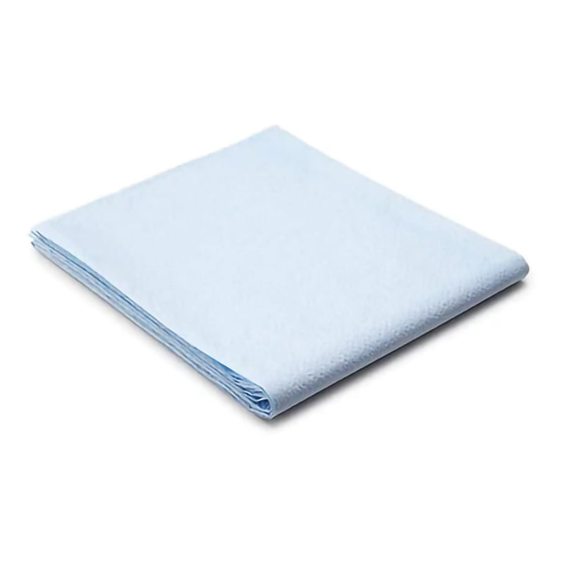 Tidi® Everyday Blue Flat Stretcher Sheet, 40 x 72 Inch