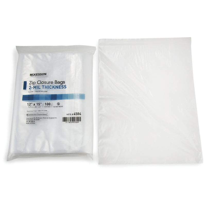 McKesson Zip Closure Bag, 12 X 15 Inches