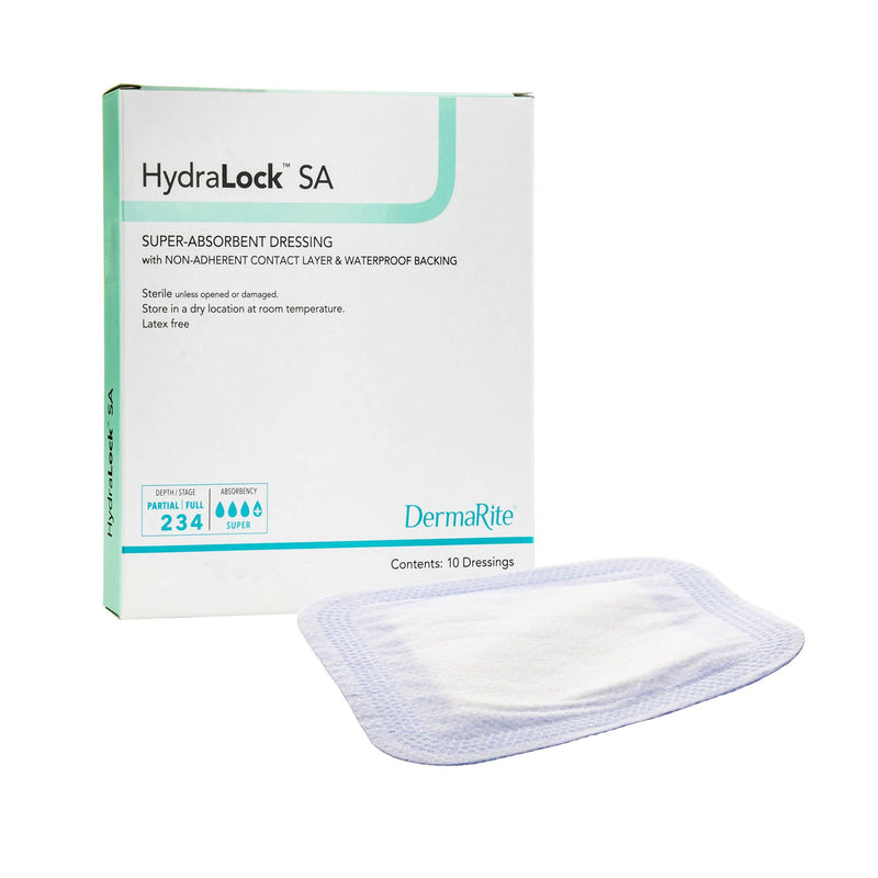 HydraLock™ Super Absorbent Dressing, 3 x 3 Inch