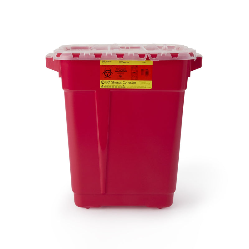 BD Multi-purpose Sharps Container, 9 Gallon, 18-1/2 x 17-3/4 x 11-3/4 Inch