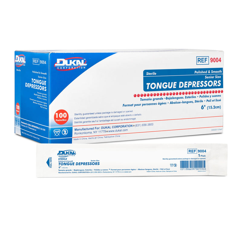 Dukal™ Individually Wrapped Tongue Depressors