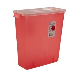 In-Room™ Multi-purpose Sharps Container, 3 Gallon, 13¾ x 13¾ x 6 Inch