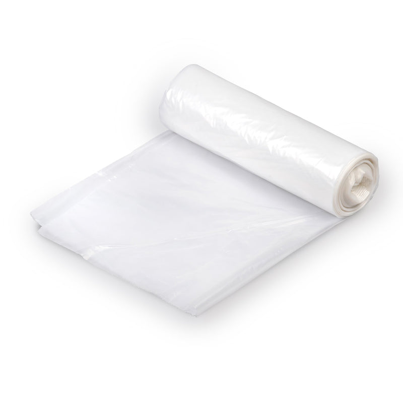 Colonial Bag Trash Bags, 20 to 30 gal, Clear, 30" x 37", X-Seal Bottom, Coreless Roll