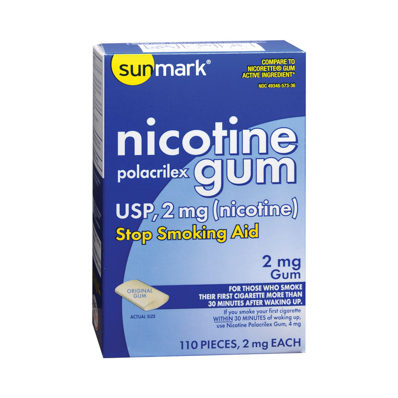 sunmark® Nicotine Polacrilex Gum 2 mg Original Flavor