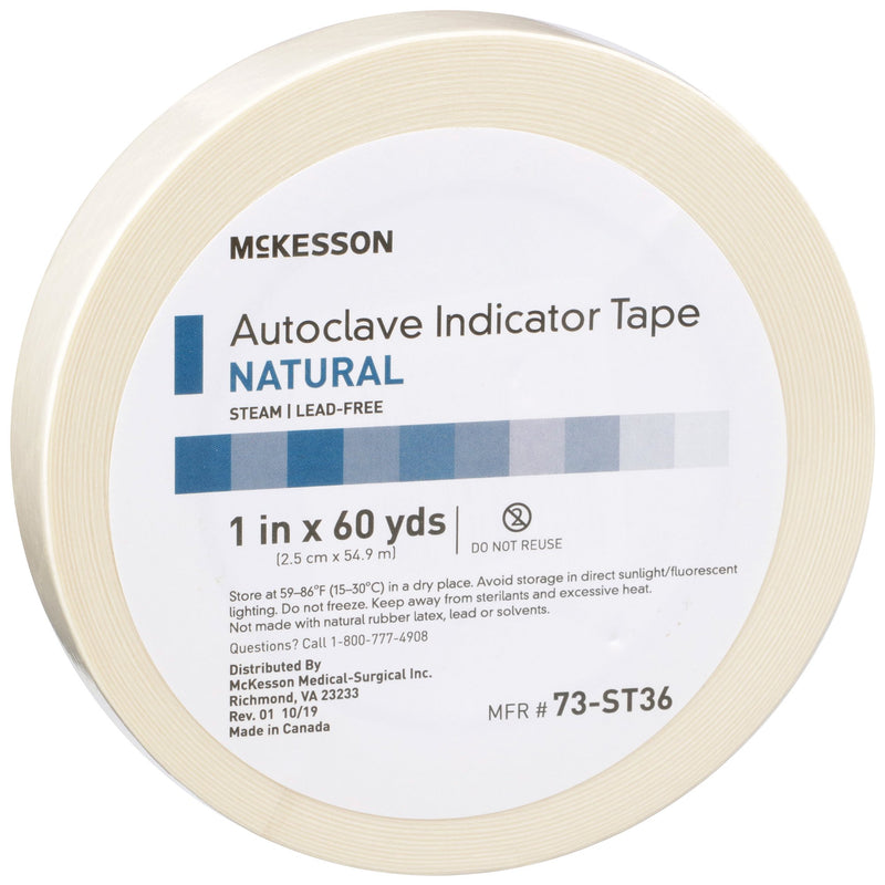 McKesson Steam Indicator Tape, 1 Inch x 60 Yard