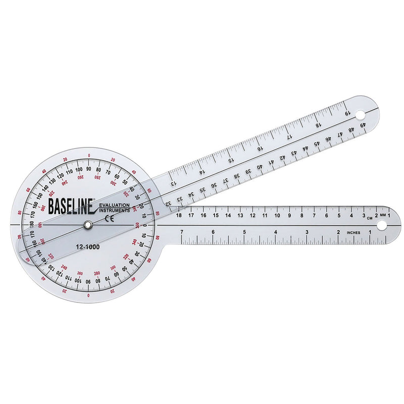 Baseline® Goniometer, 12 Inch Arms