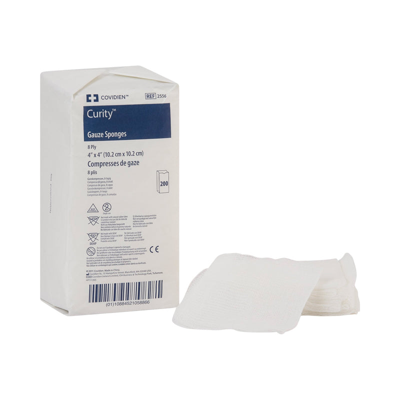 Curity™ USP Type VII Gauze Sponge, 4 x 4 Inch, 8-Ply