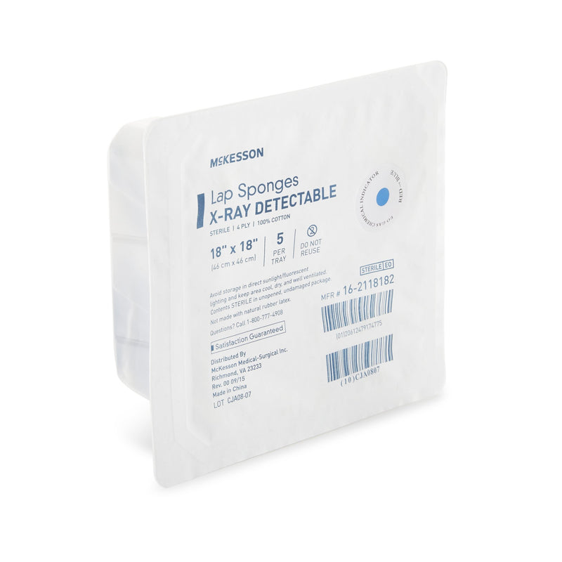 McKesson Laparotomy Sponge, 18 x 18 Inch