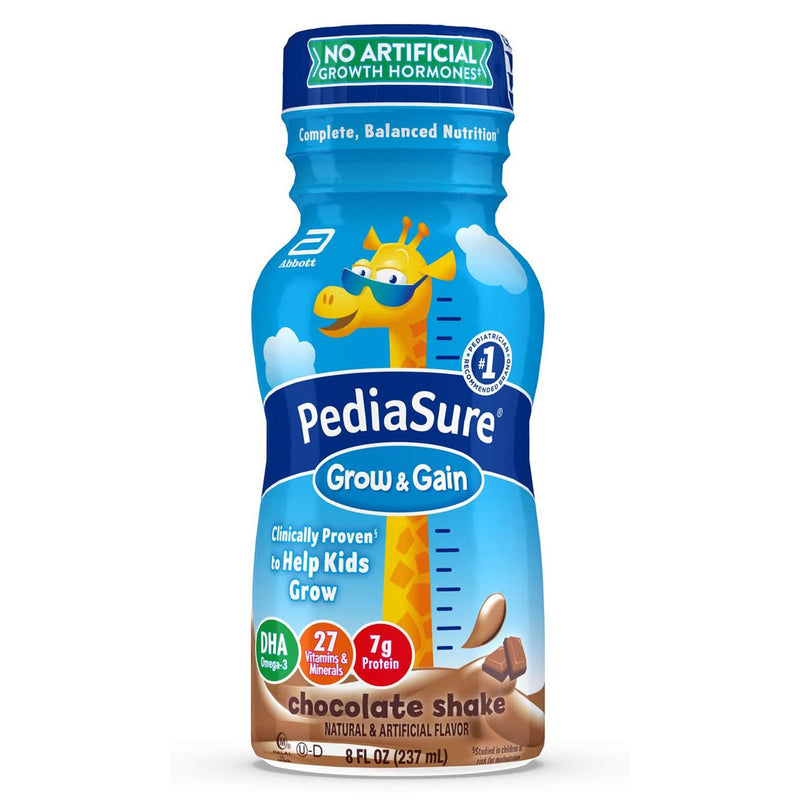 PediaSure® Grow & Gain Chocolate Shake, 8-ounce bottle