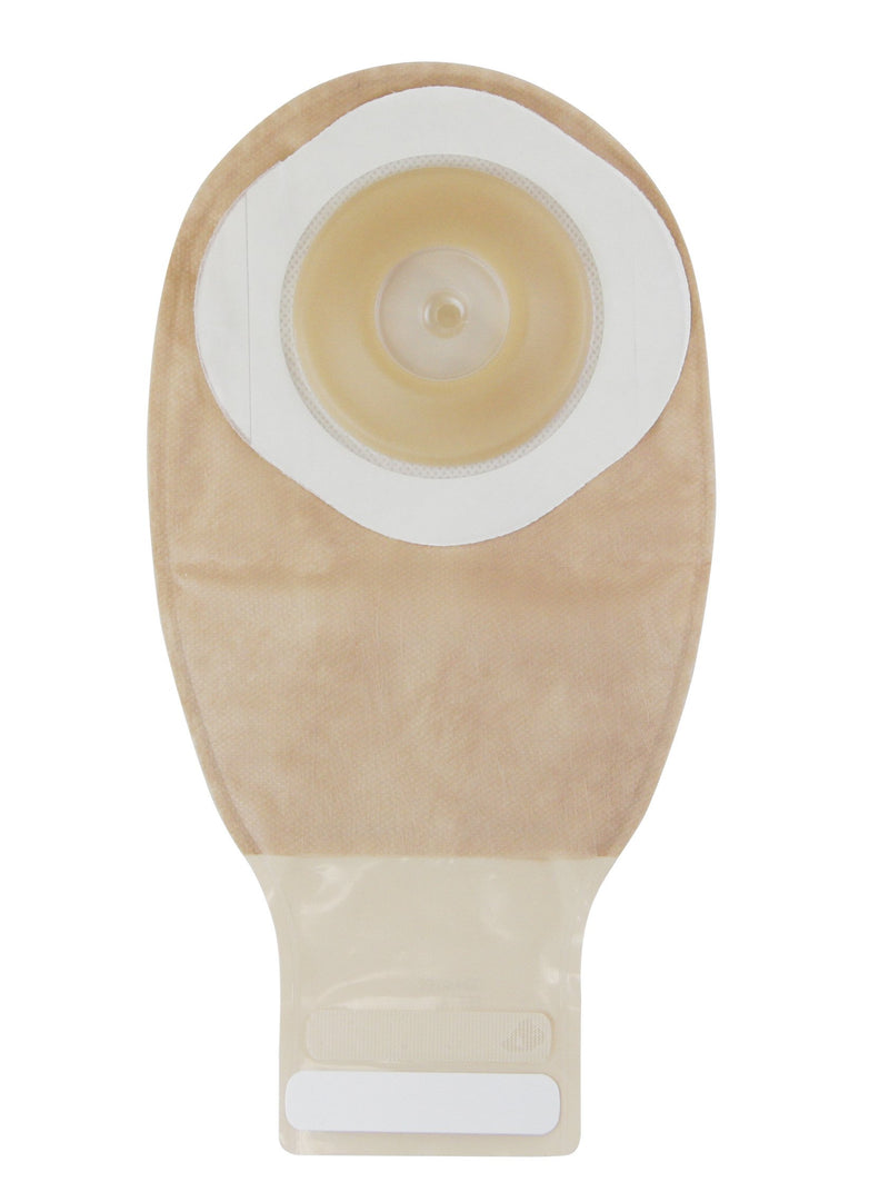 Esteem® + One-Piece Drainable Opaque Filtered Ostomy Pouch, 12 Inch Length, 1 Inch Stoma