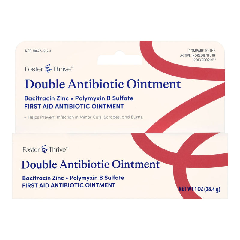 Foster & Thrive™ Double Antibiotic Bacitracin Zinc Polymyxin B Sulfate Ointment