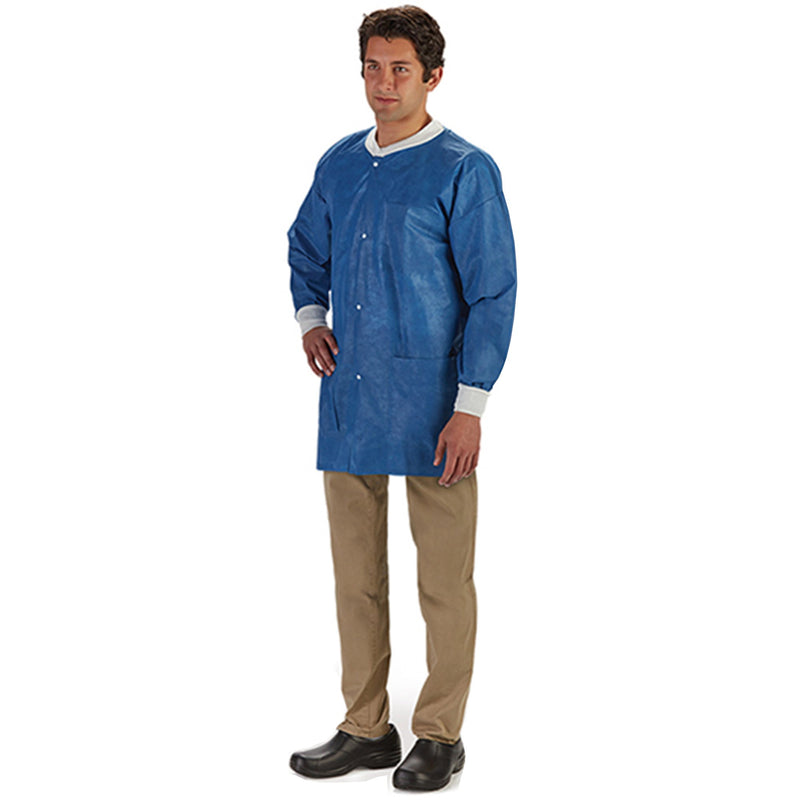 LabMates® Lab Jacket, 2X-Large, Blue