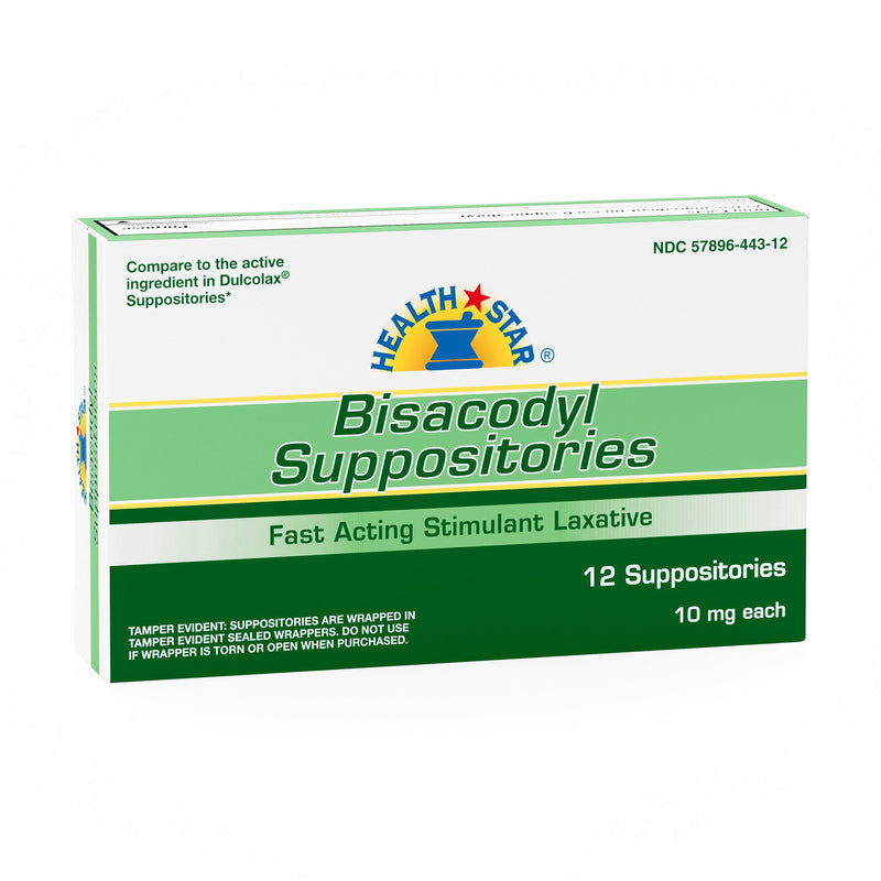 Health*Star Bisacodyl Laxative Suppository