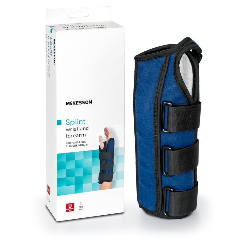 McKesson Right Wrist / Forearm Splint, One Size Fits Most