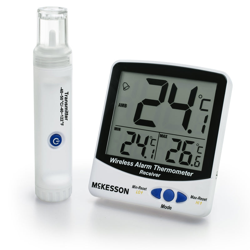 McKesson Digital Refrigerator / Freezer Thermometer with Alarm