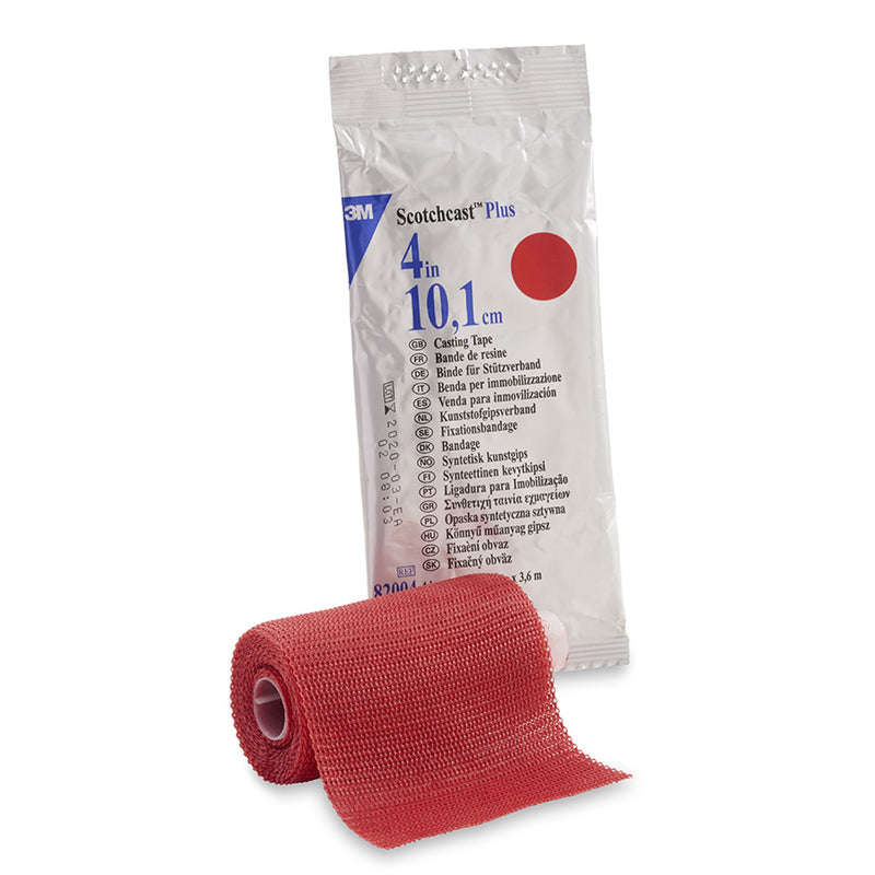 3M™ Scotchcast™ Plus Red Cast Tape, 4 Inch x 4 Yard