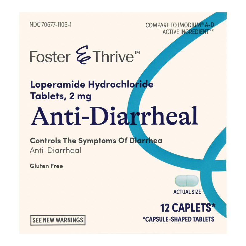 Foster & Thrive™ Anti-Diarrheal Loperamide HCl 2 mg Caplets