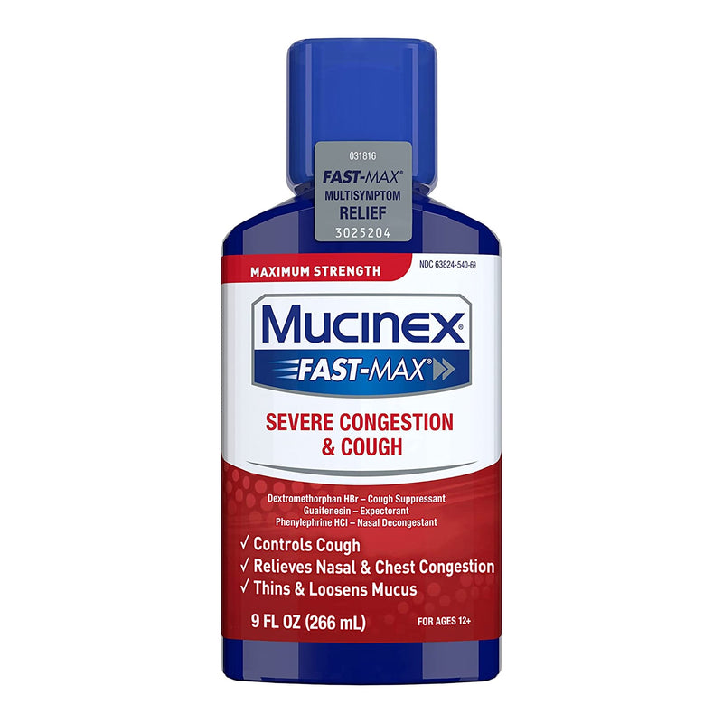 Mucinex® Fast-Max™ Severe Congestion & Cough Liquid Maximum Strength