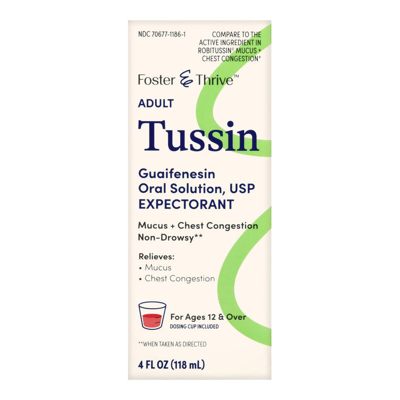 Thrive & Foster™ Guaifenesin Cold and Cough Relief