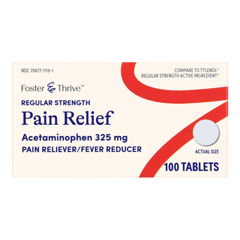 Foster & Thrive™ Regular Strength Pain Relief Acetaminophen 325 mg Tablets