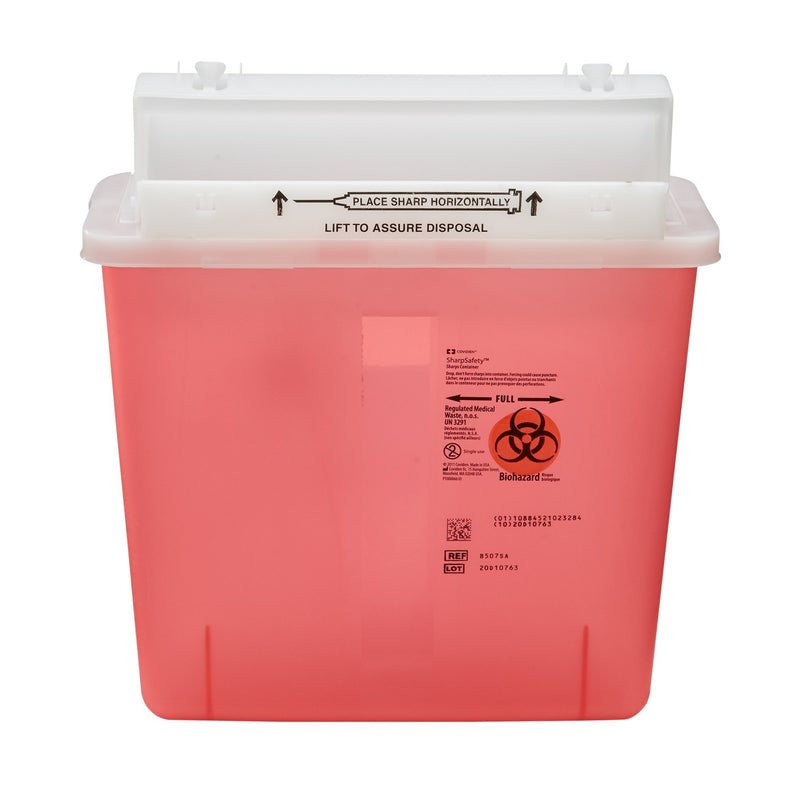 SharpStar™ In-Room™ Multi-purpose Sharps Container, 1-1/4 Gallon, 12-1/2 x 5-1/2 x 10-3/4 Inch