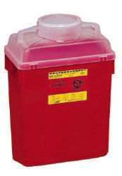 BD Multi-purpose Sharps Container, 6 Gallon, 17-1/2 x 12-4/5 x 8-4/5 Inch