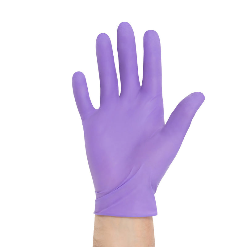 Purple Nitrile-Xtra™ Nitrile Extended Cuff Length Exam Glove, Small