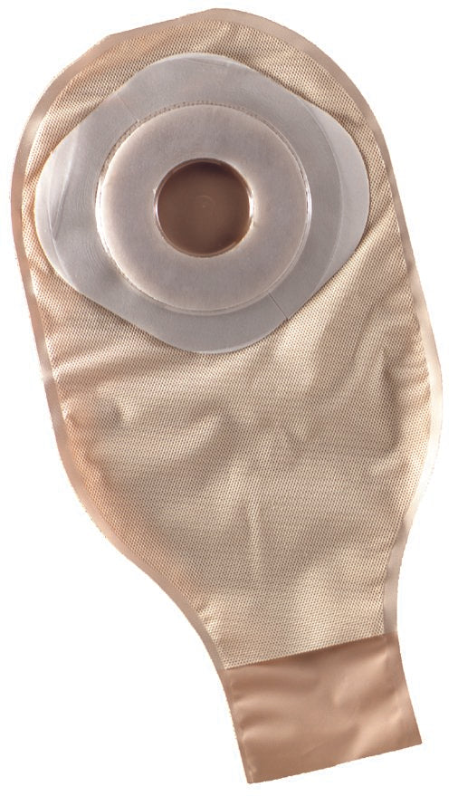 ActiveLife® One-Piece Drainable Transparent Colostomy Pouch, 12 Inch Length, 1¾ Inch Stoma