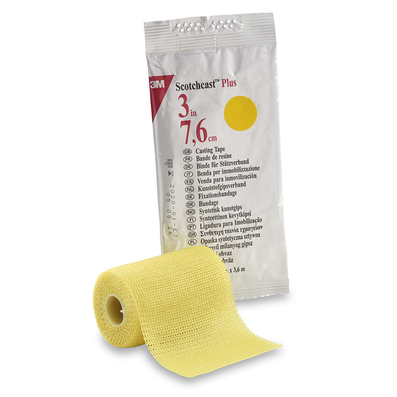 3M™ Scotchcast™ Plus Yellow Cast Tape, 3 Inch x 4 Yard