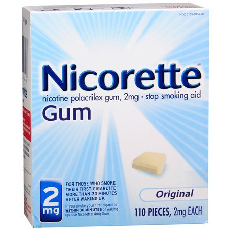 Nicorette® Stop Smoking Aid Gum 2 mg Original