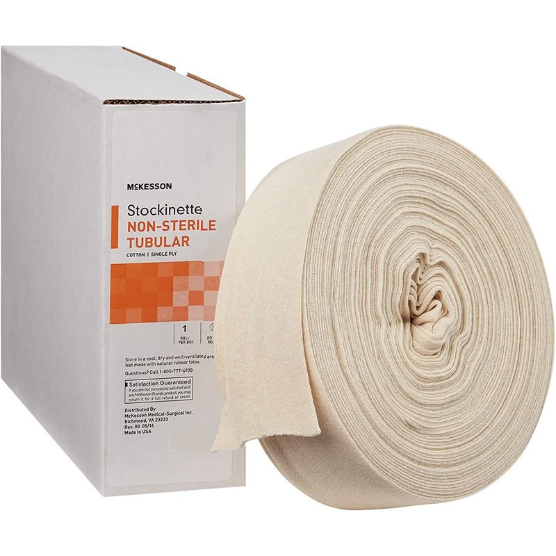 McKesson White Polyester Tubular Stockinette, 6 Inch x 25 Yard